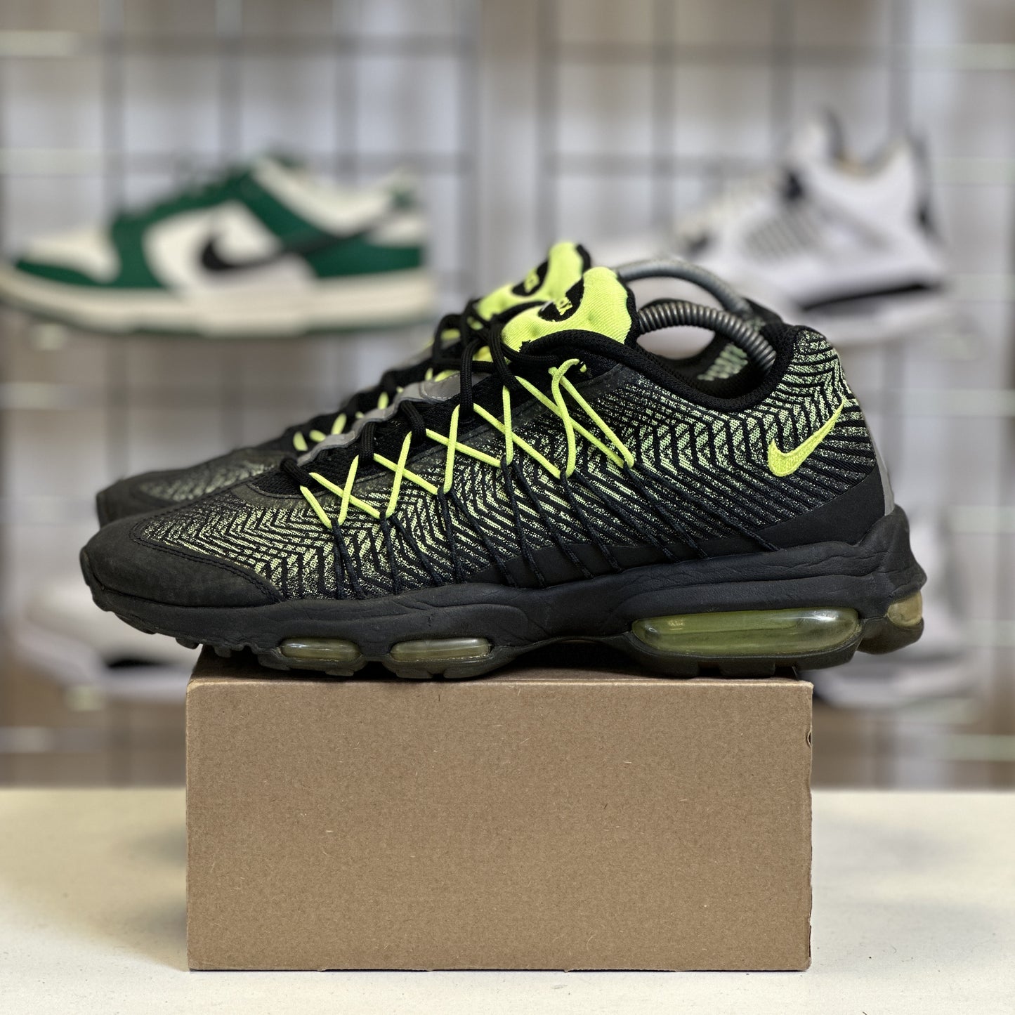 Nike Air Max 95 Jacquard 'Black Volt' UK8 (No Box)