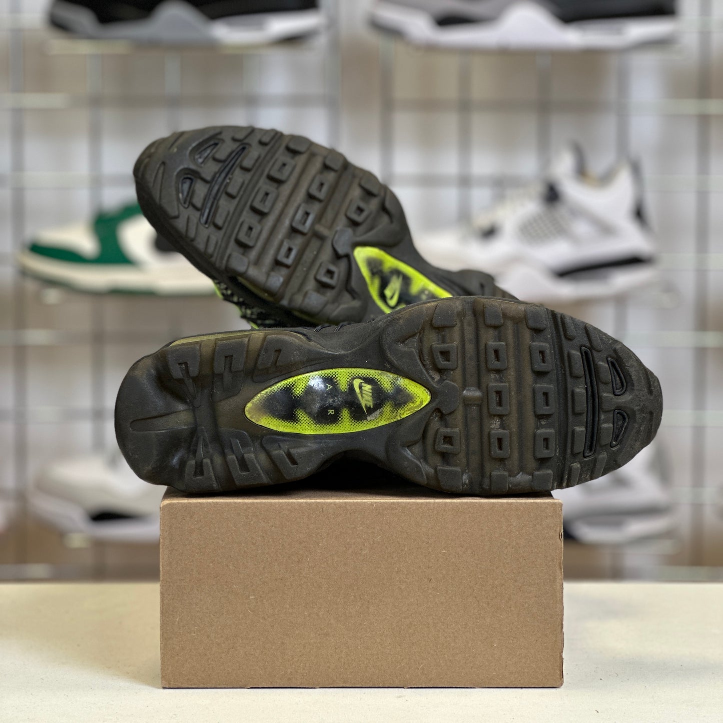 Nike Air Max 95 Jacquard 'Black Volt' UK8 (No Box)
