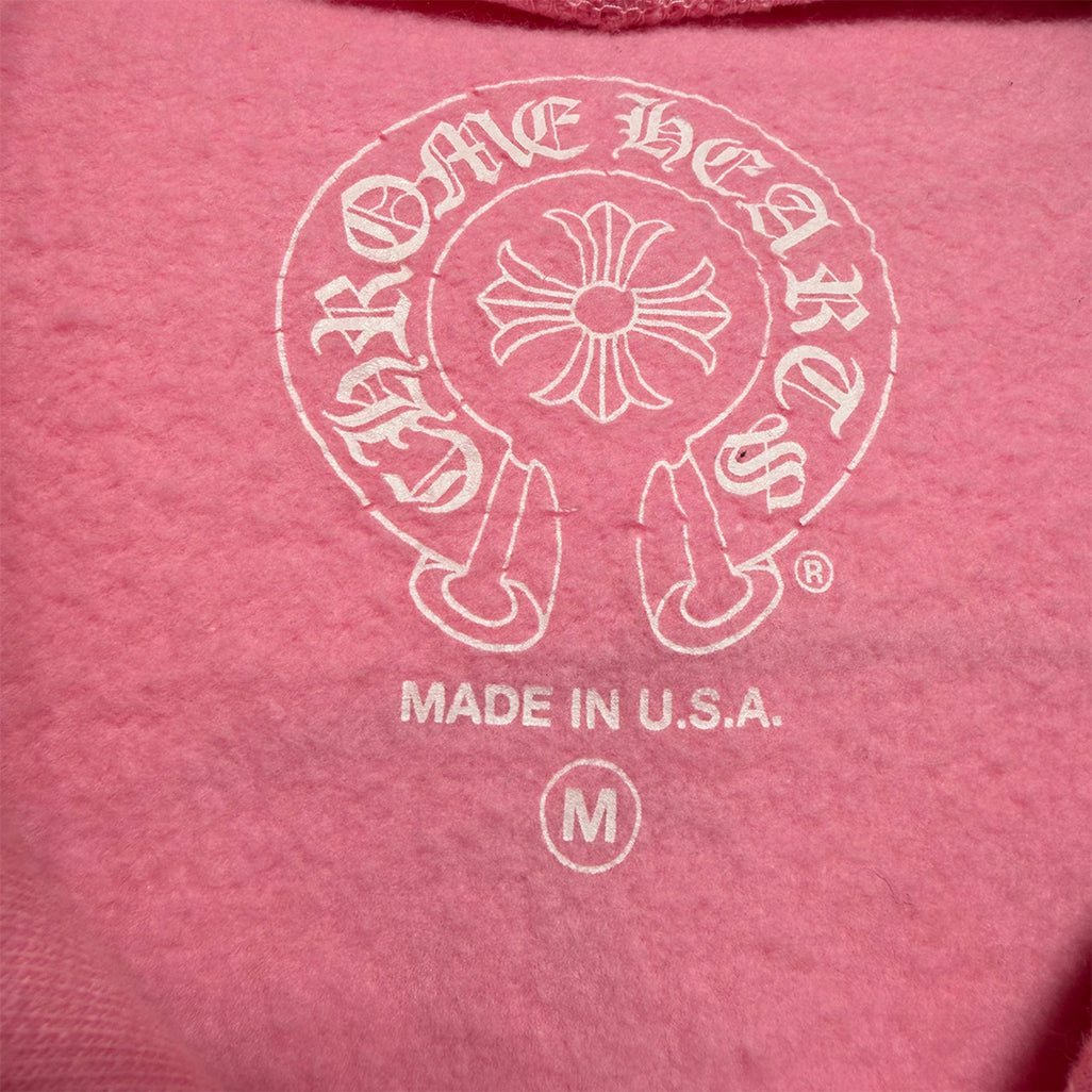 Chrome Hearts Floral Horseshoe Hoodie Blue/Pink