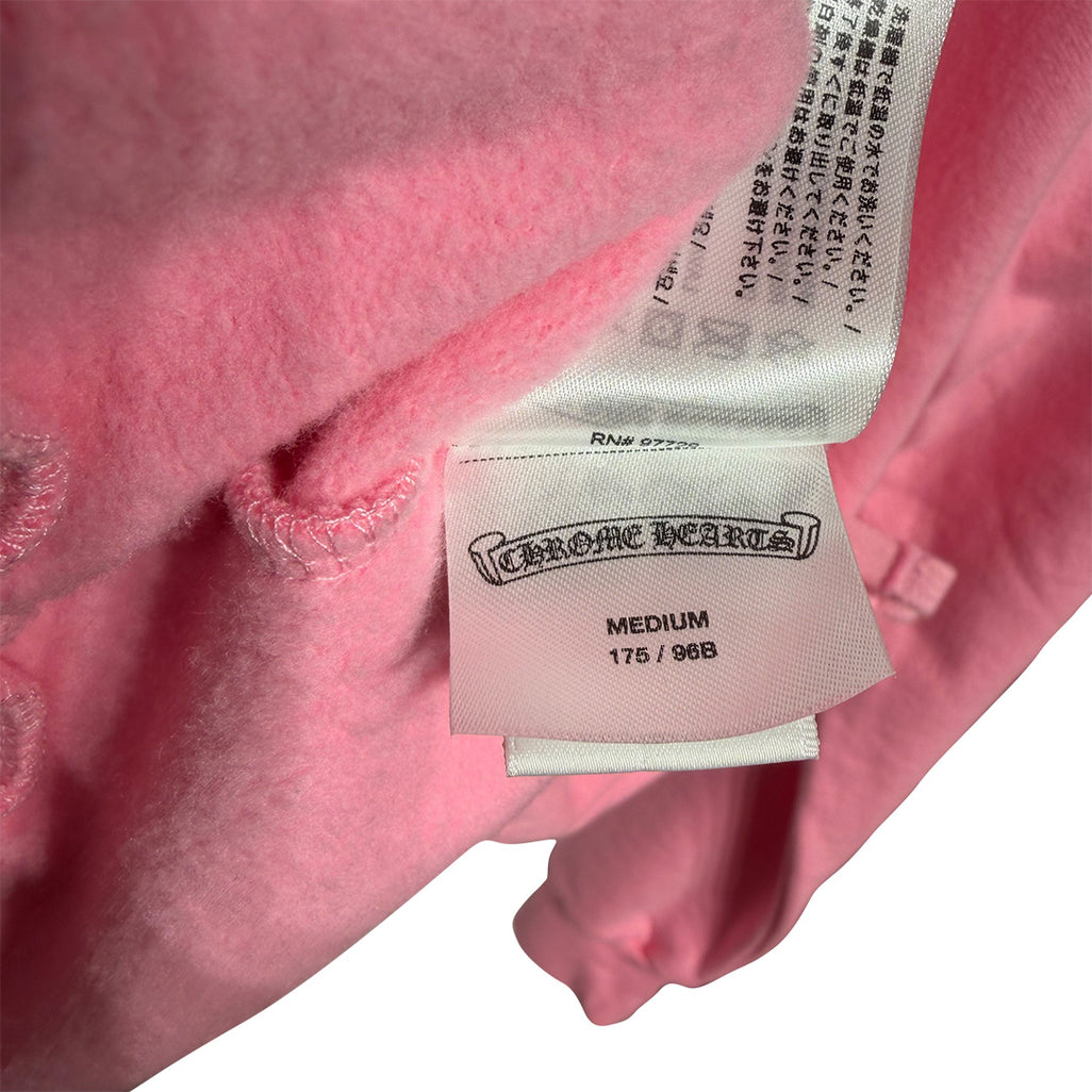 Chrome Hearts Floral Horseshoe Hoodie Blue/Pink