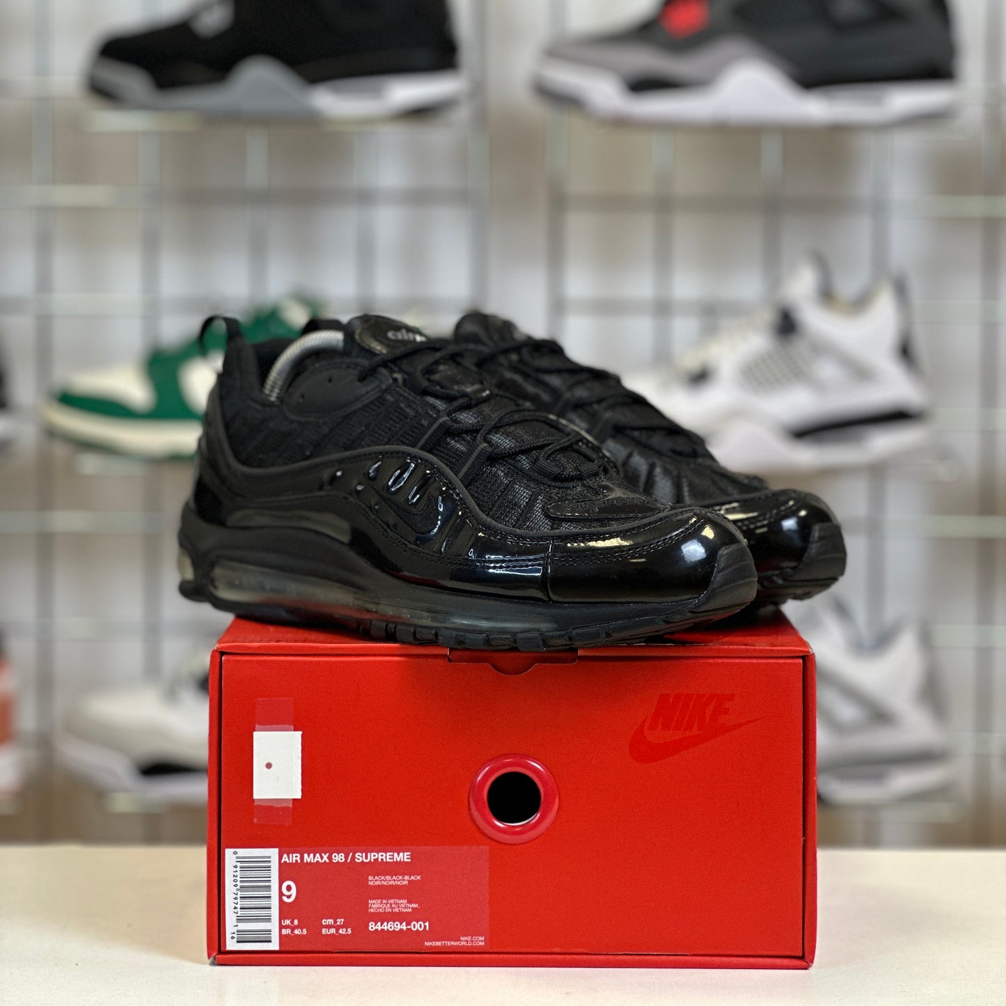 Nike Air Max 98 'Supreme Black' UK8