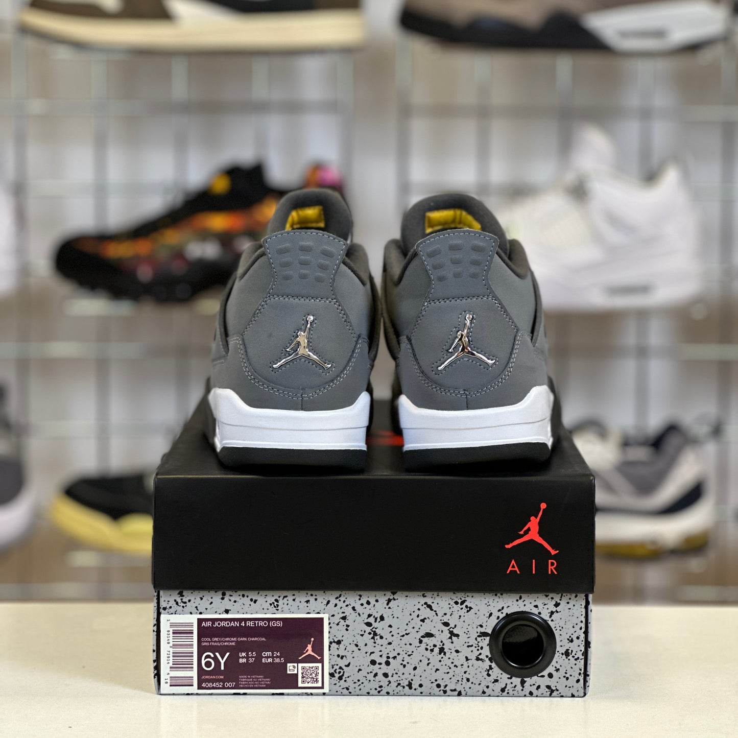 Jordan 4 Retro Cool Grey (2019) GS UK5.5*