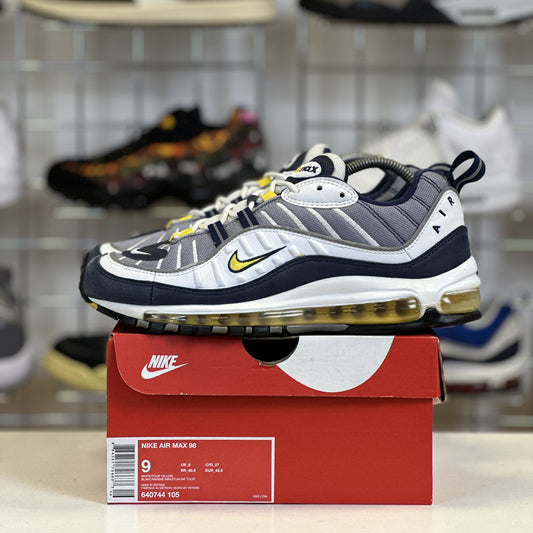 Nike Air Max 98 'Tour Yellow Grey' UK8