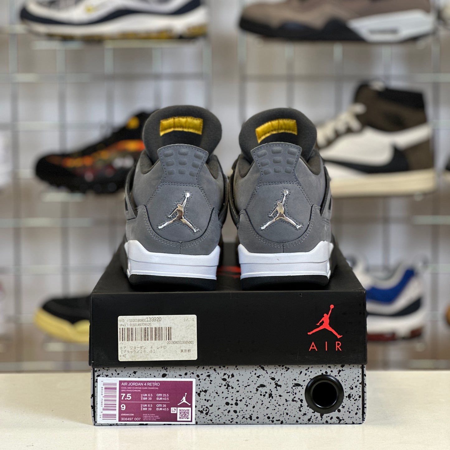 Jordan 4 Retro Cool Grey (2019) UK6.5