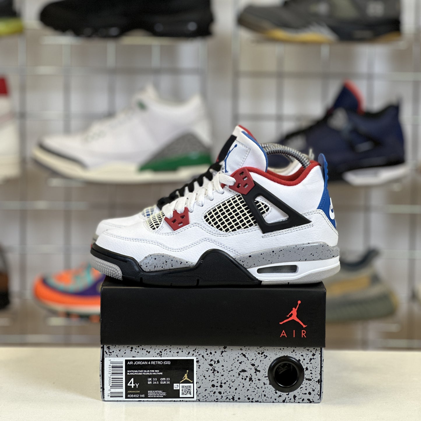 Air Jordan 4 Retro 'What The 4' GS UK3.5