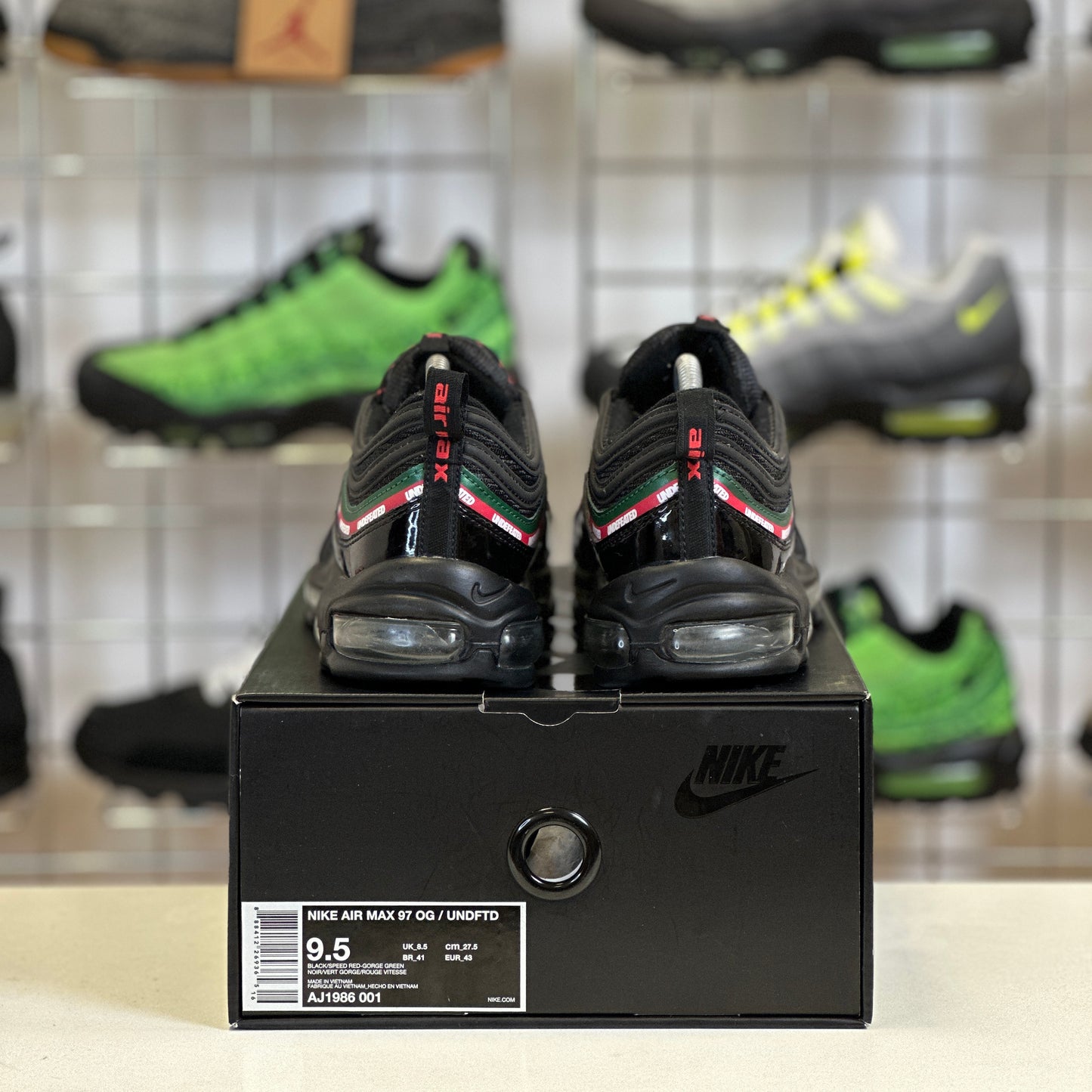 Nike Air Max 97 'Undefeated Black' UK8.5