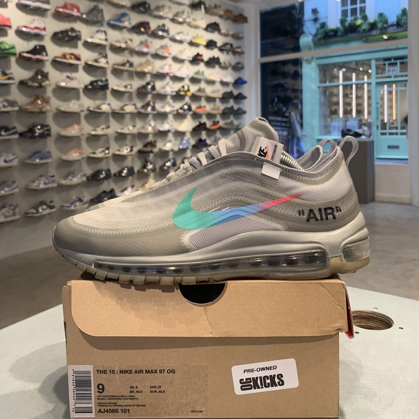 Nike Air Max 97 Off-White Menta UK8