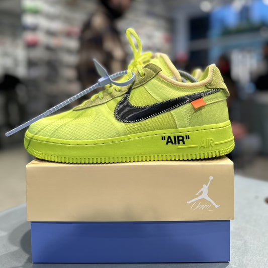 Nike Air Force 1 Low Off-White 'Volt' UK7.5 (No Box)