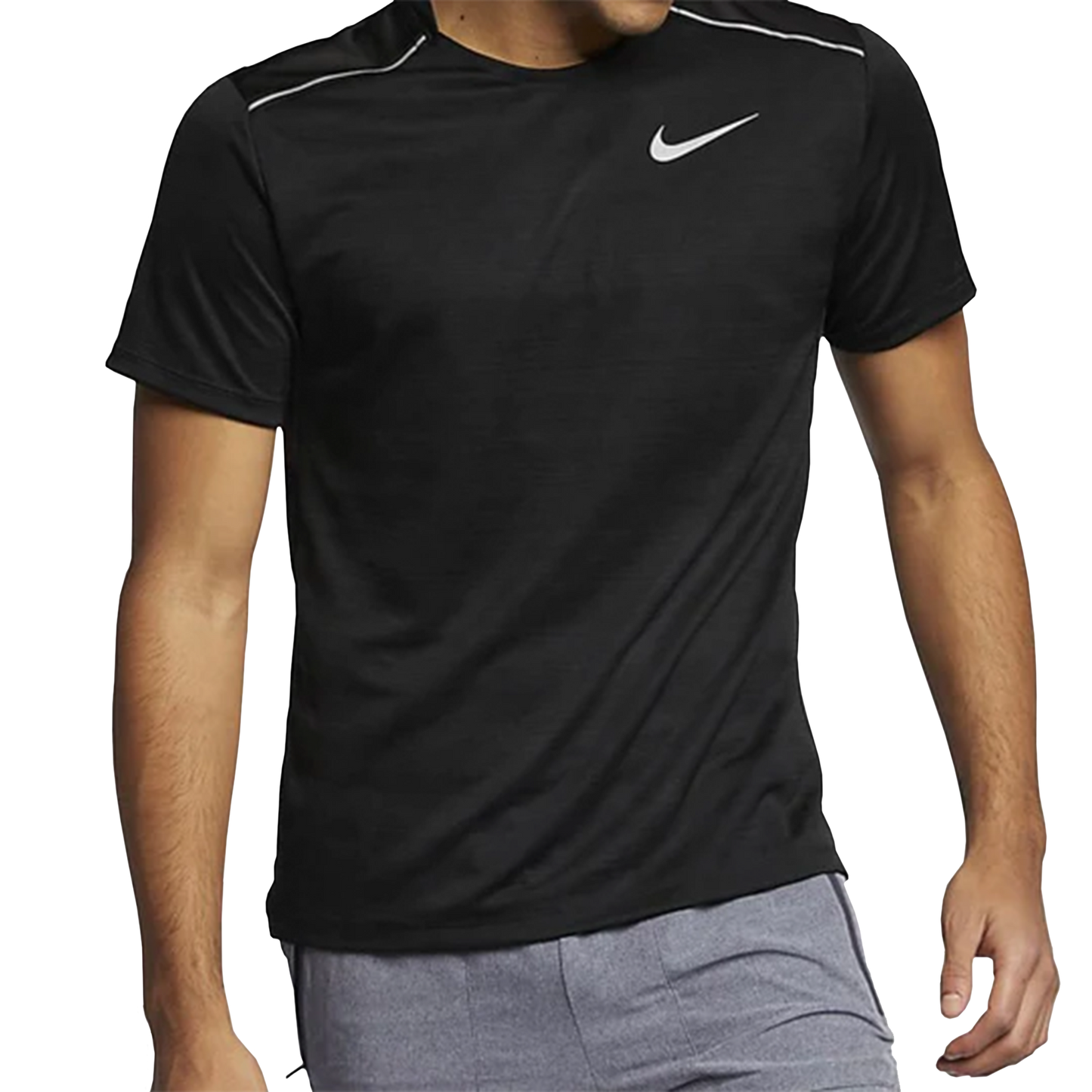 Nike Miler 1.0 Dri-Fit Black T Shirt