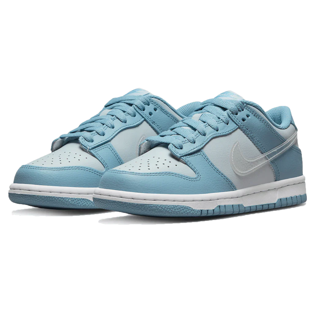 Nike Dunk Low Clear Blue Swoosh GS
