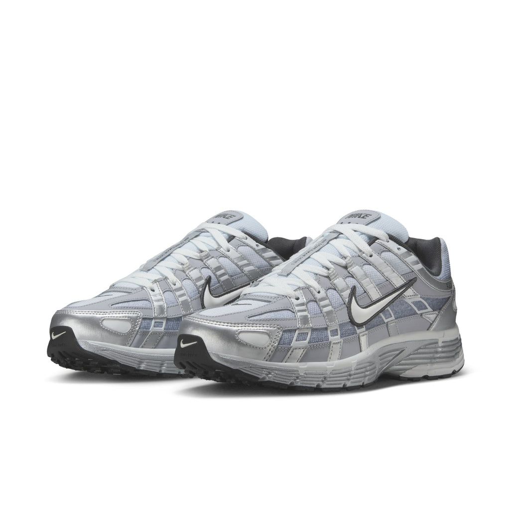 Nike P-6000 Metallic Silver Summit White-Wolf Grey