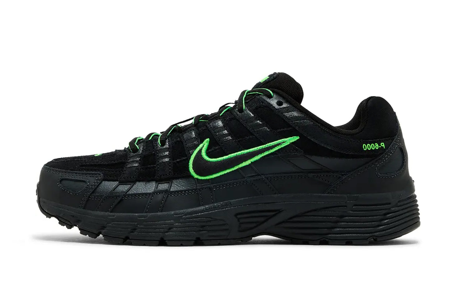 Nike P-6000 PRM Black Green Strike