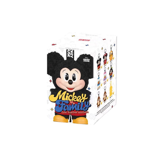 Pop Mart x Mickey Mouse Family 'Cute Together' Series Plush Keychain Blind Box