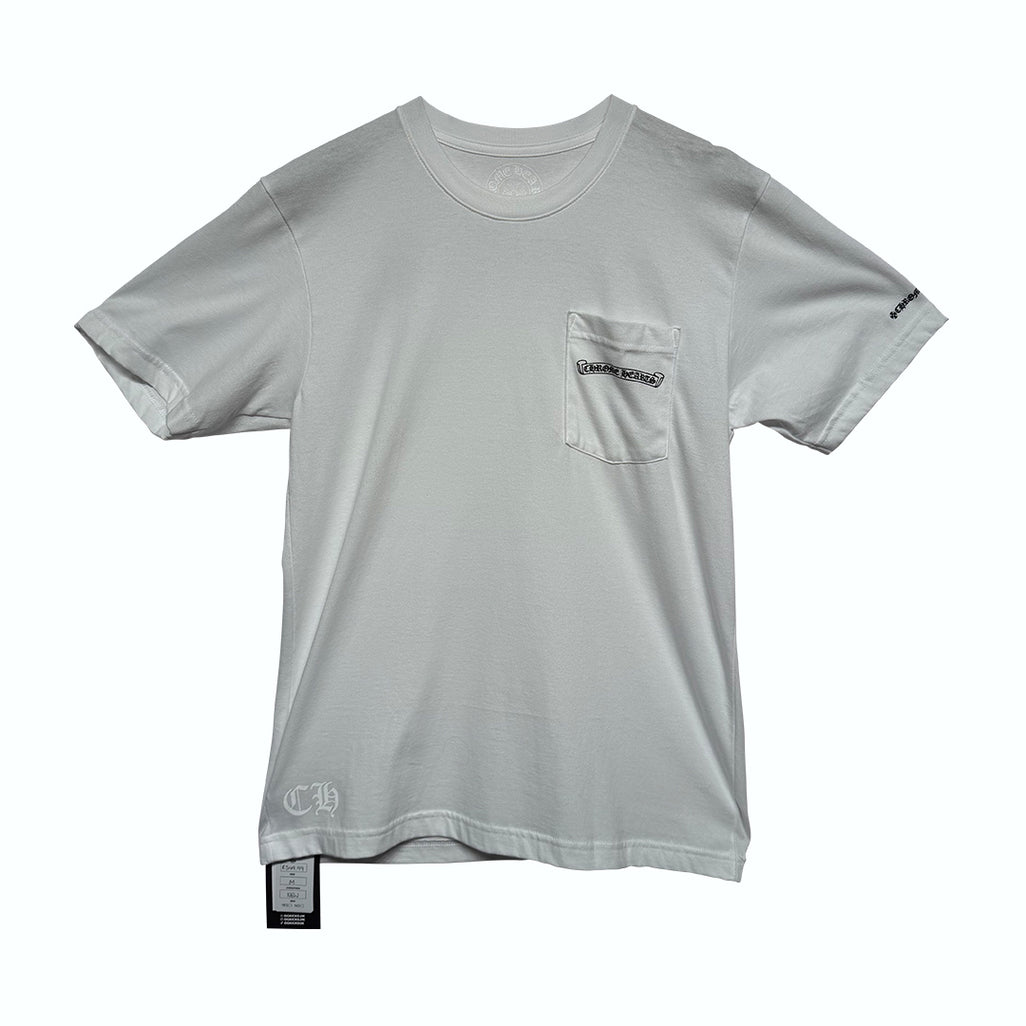 Chrome Hearts Scroll Logo T-Shirt White