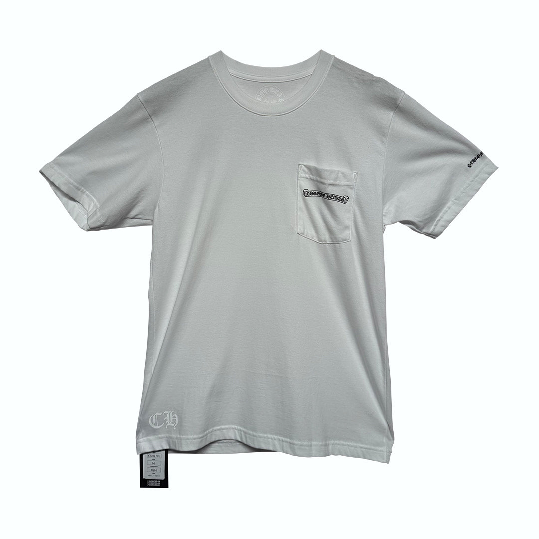 Chrome Hearts Scroll Logo T-Shirt White