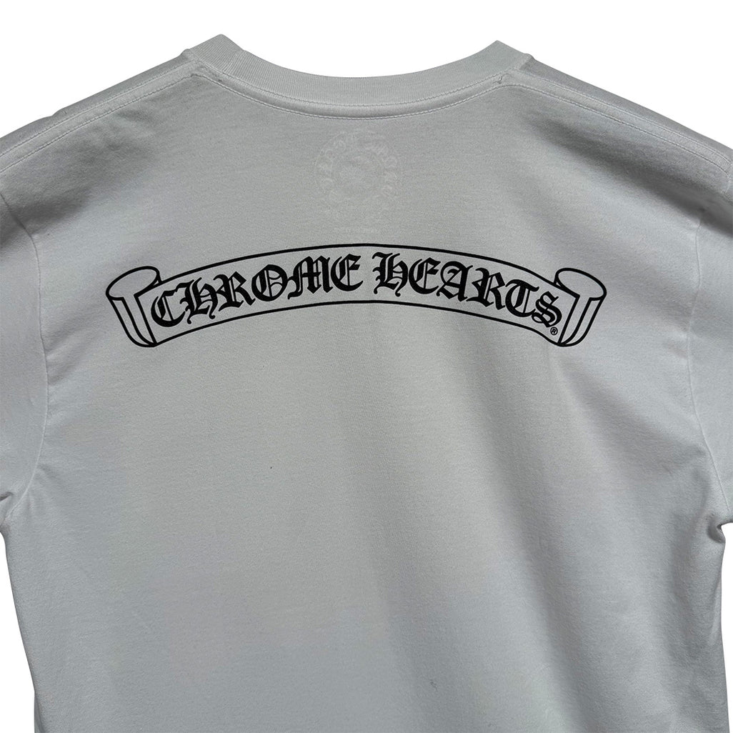 Chrome Hearts Scroll Logo T-Shirt White