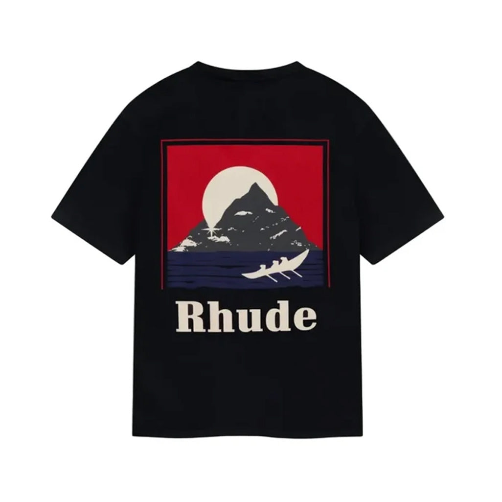 RHUDE Moonlight Regatta T-Shirt Black
