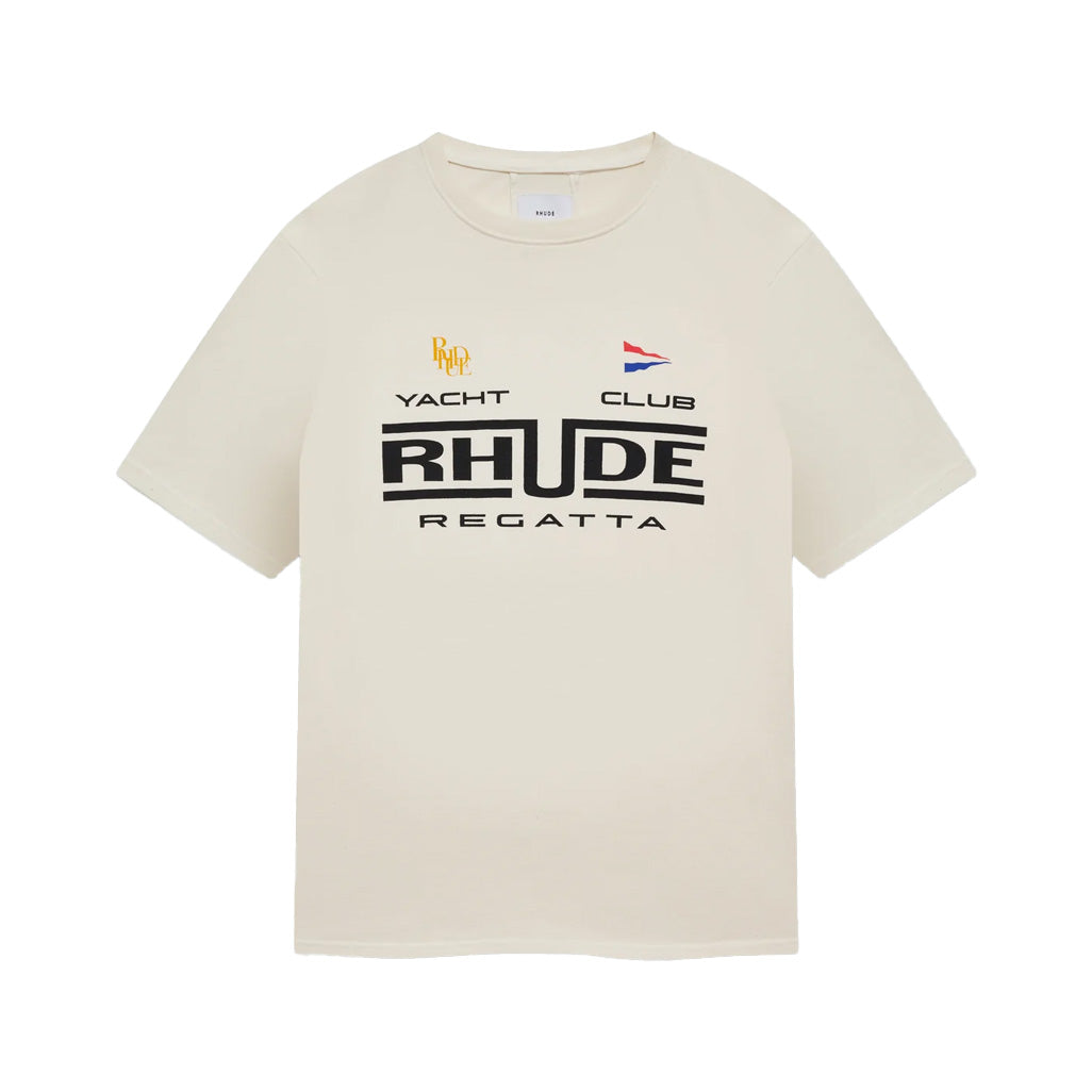 RHUDE Regatta Club T-Shirt Beige