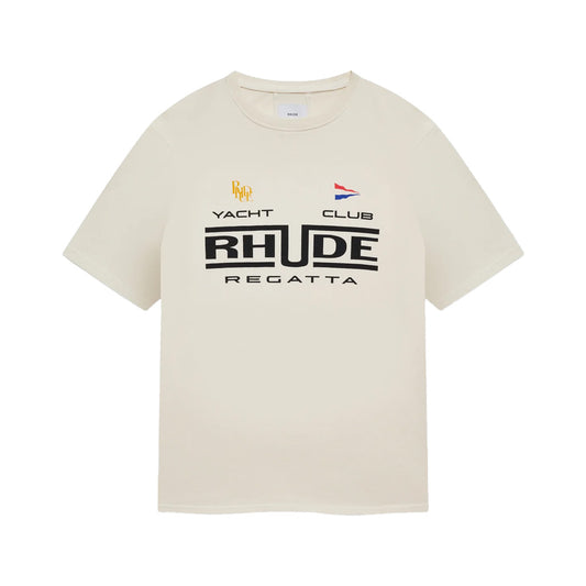 RHUDE Regatta Club T-Shirt Beige