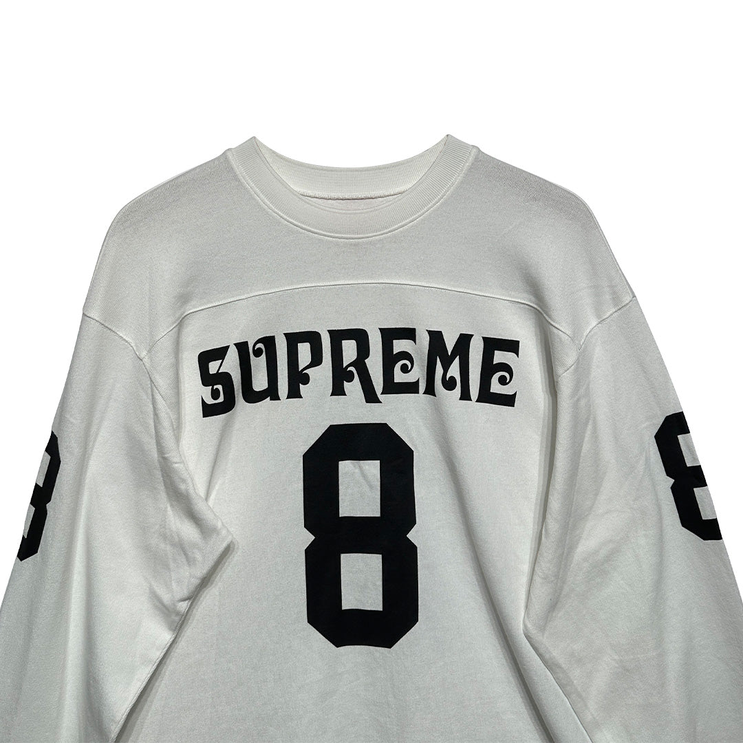 Supreme Affillated L/S Football Long-Sleeve Top White Black