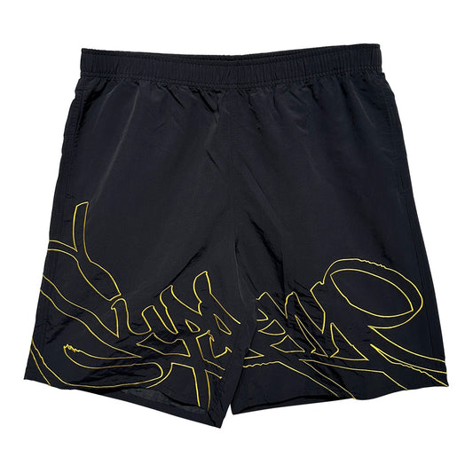 Supreme Tag Water Short Embroidered Logo Black