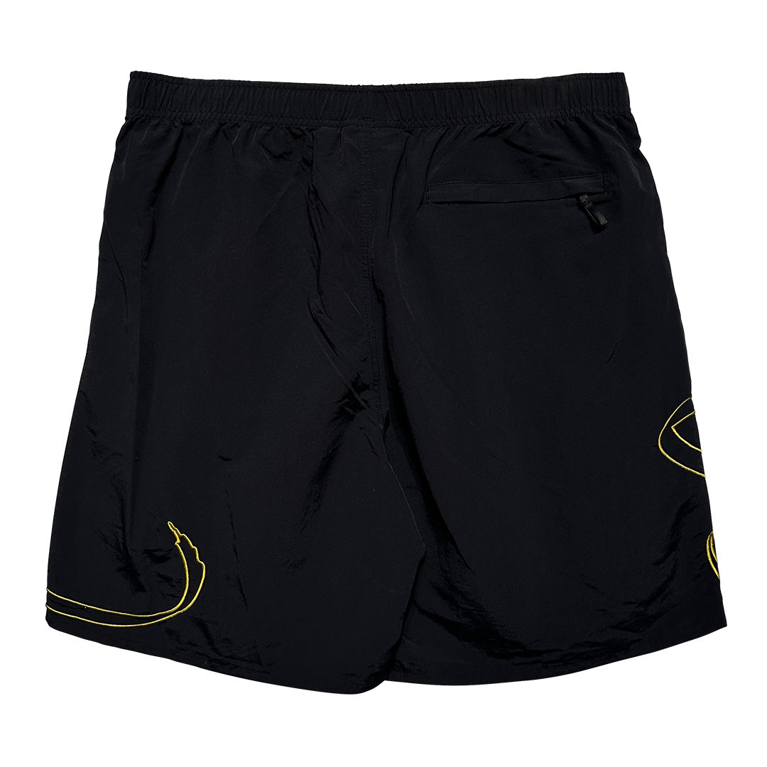 Supreme Tag Water Short Embroidered Logo Black