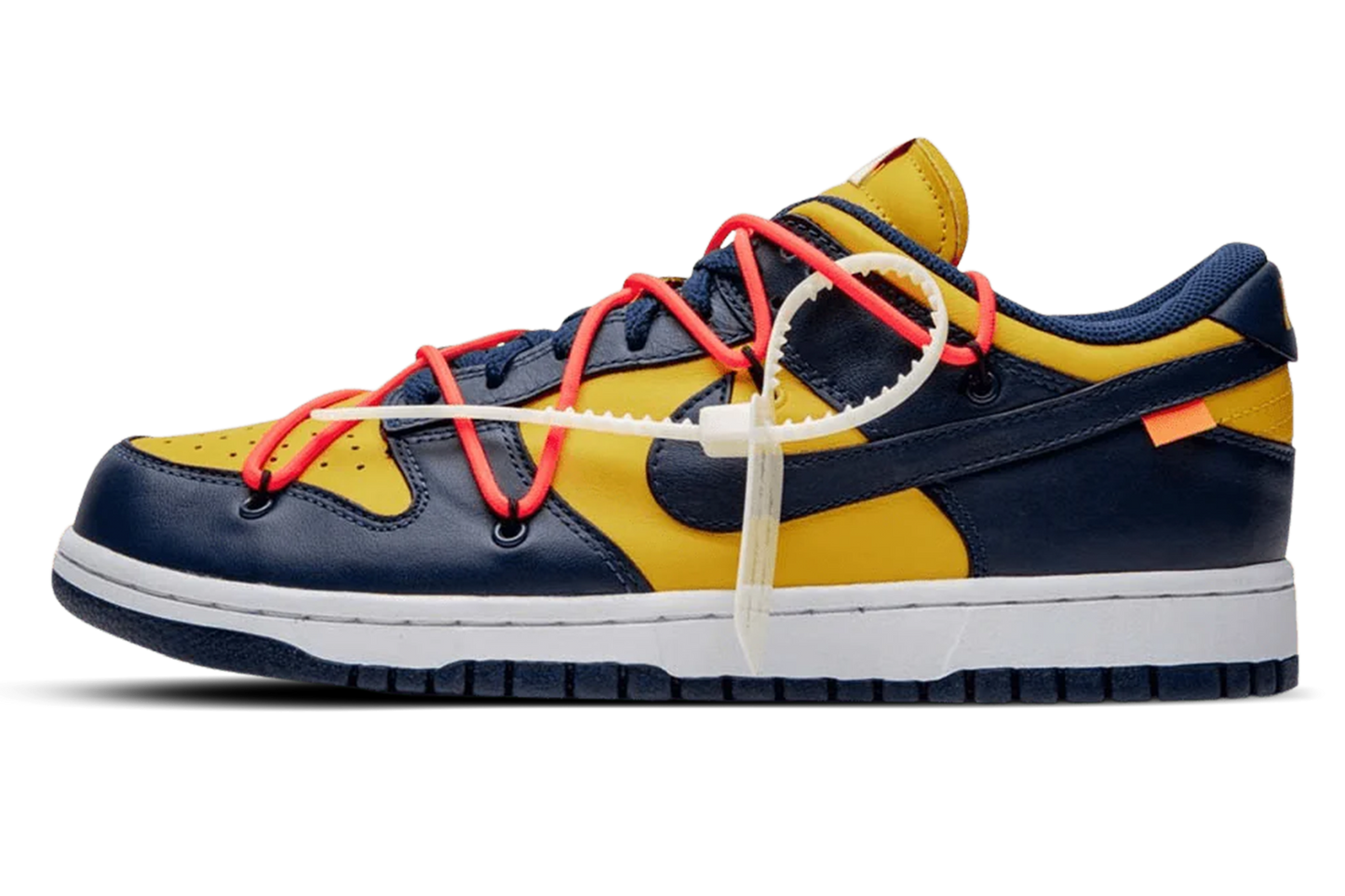 OFF-WHITE x Nike Dunk Low 'University Gold'