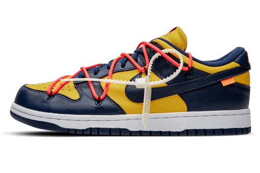 OFF-WHITE x Nike Dunk Low 'University Gold'