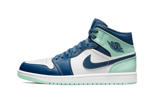 Air Jordan 1 Mid Mystic Navy Mint Foam GS