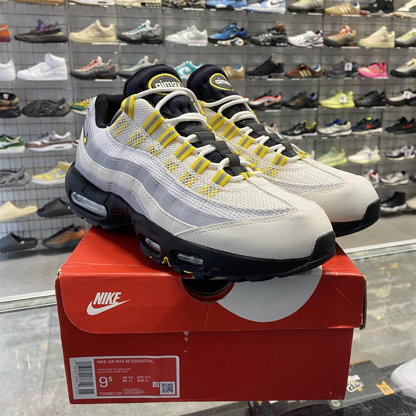 Nike Air Max 95 'Wolf Grey Tour Yellow' UK8.5