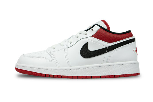 Air Jordan 1 Low White Gym Red GS