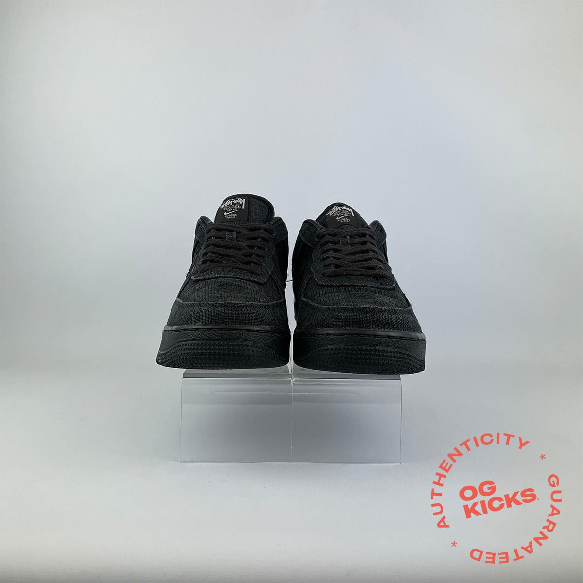 Nike Air Force 1 Low Stussy Black (No Box) UK9*