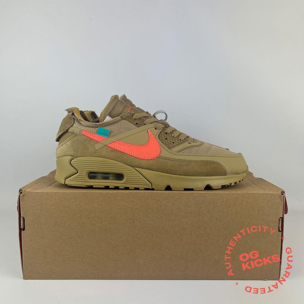 Nike Air Max 90 Off-White Desert Ore UK8.5