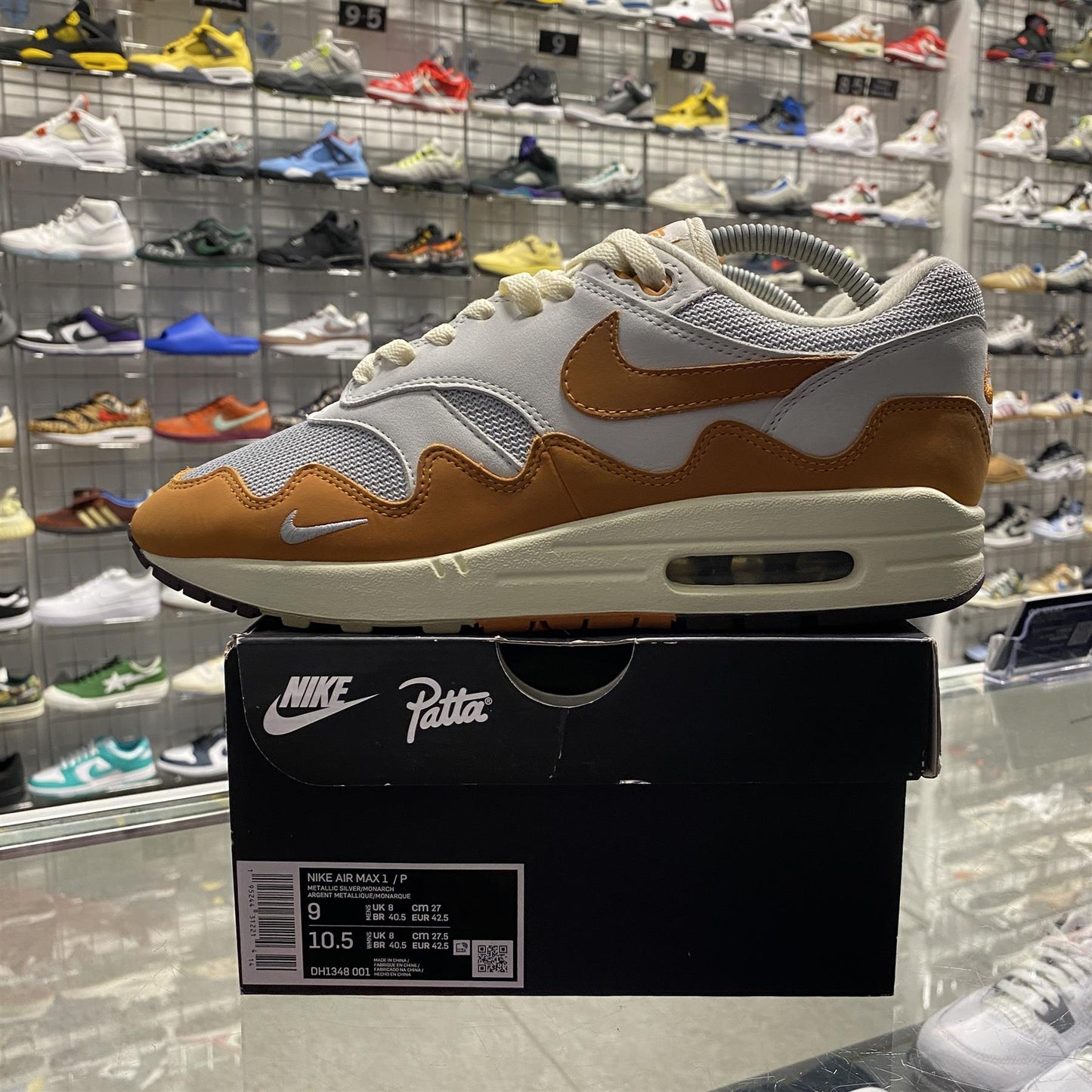 Nike Air Max 1 x Patta Waves 'Monarch' UK8