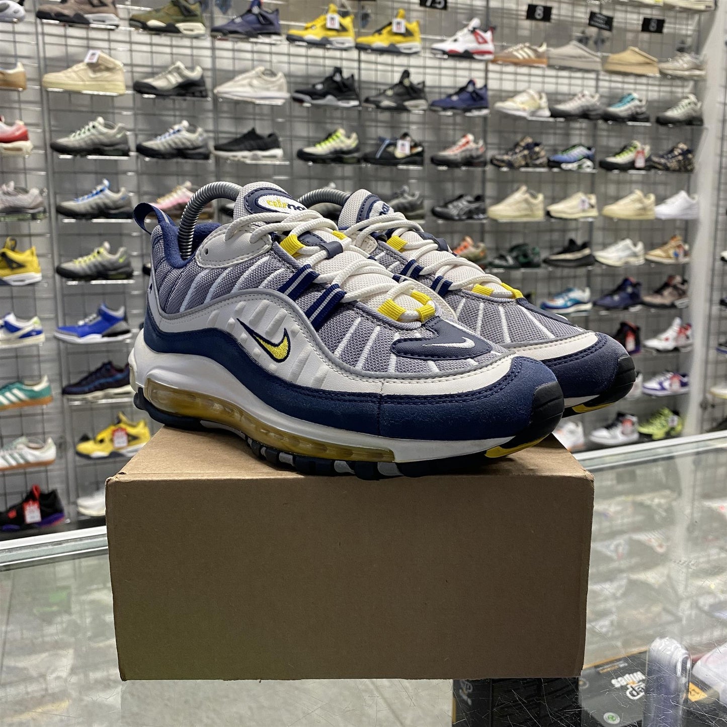 Nike Air Max 98 'Tour Yellow Grey' UK6 (No Box)