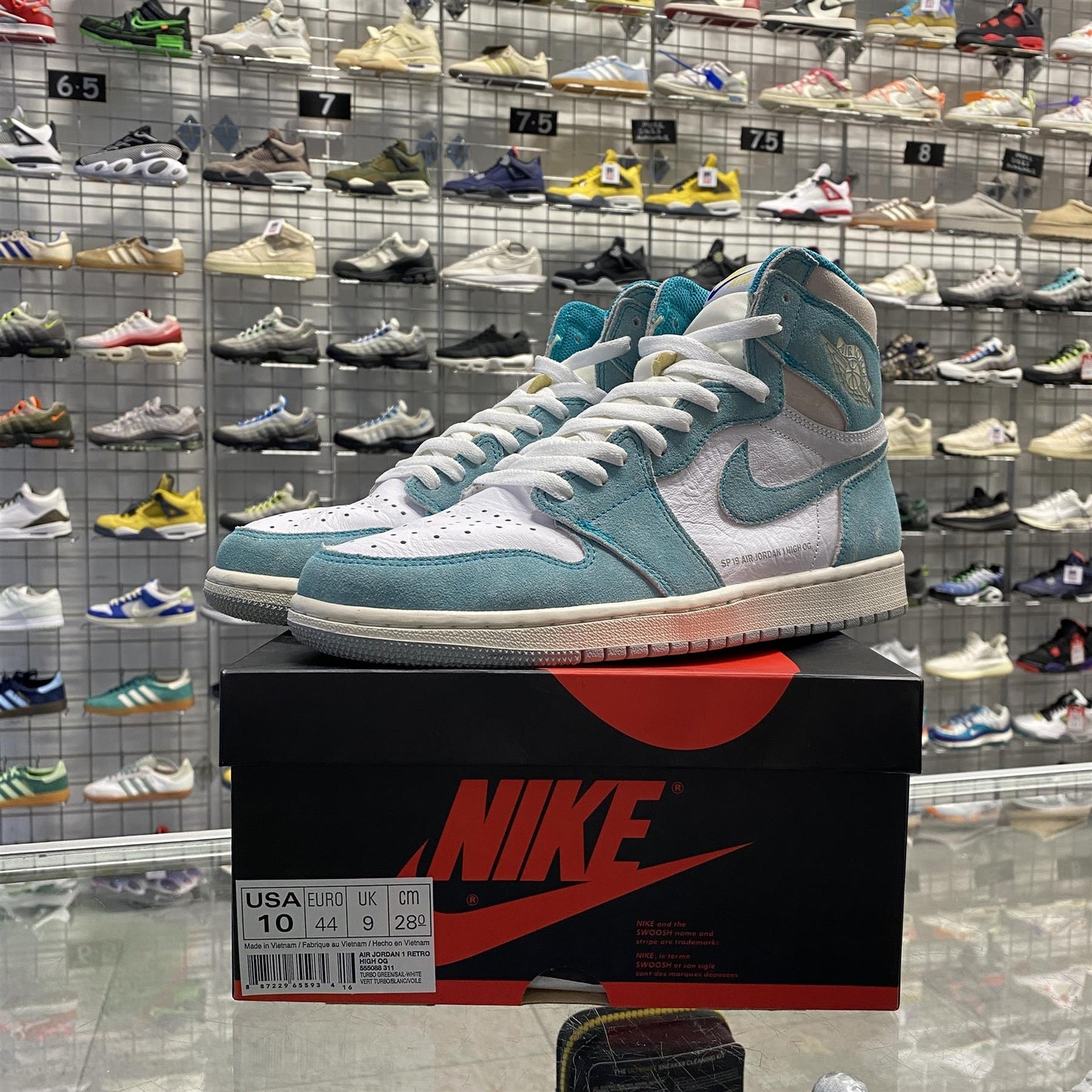 Jordan 1 Retro High 'Turbo Green' UK9