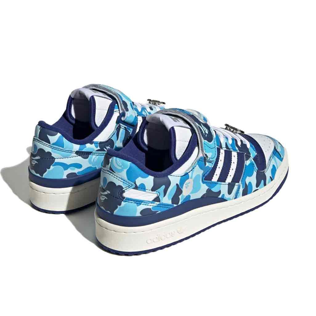 adidas Forum 84 Low Bape 30th Anniversary 'Blue Camo' – OG Kicks