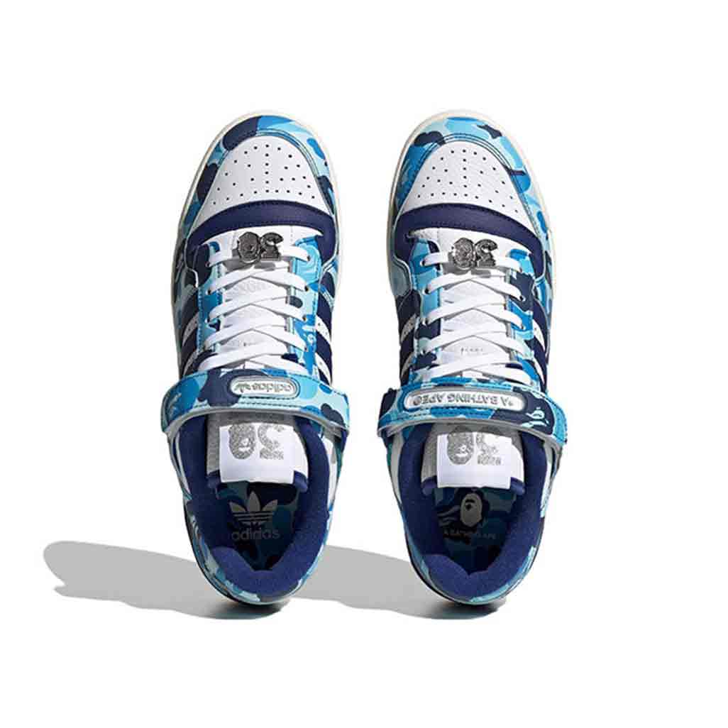 adidas Forum 84 Low Bape 30th Anniversary 'Blue Camo'