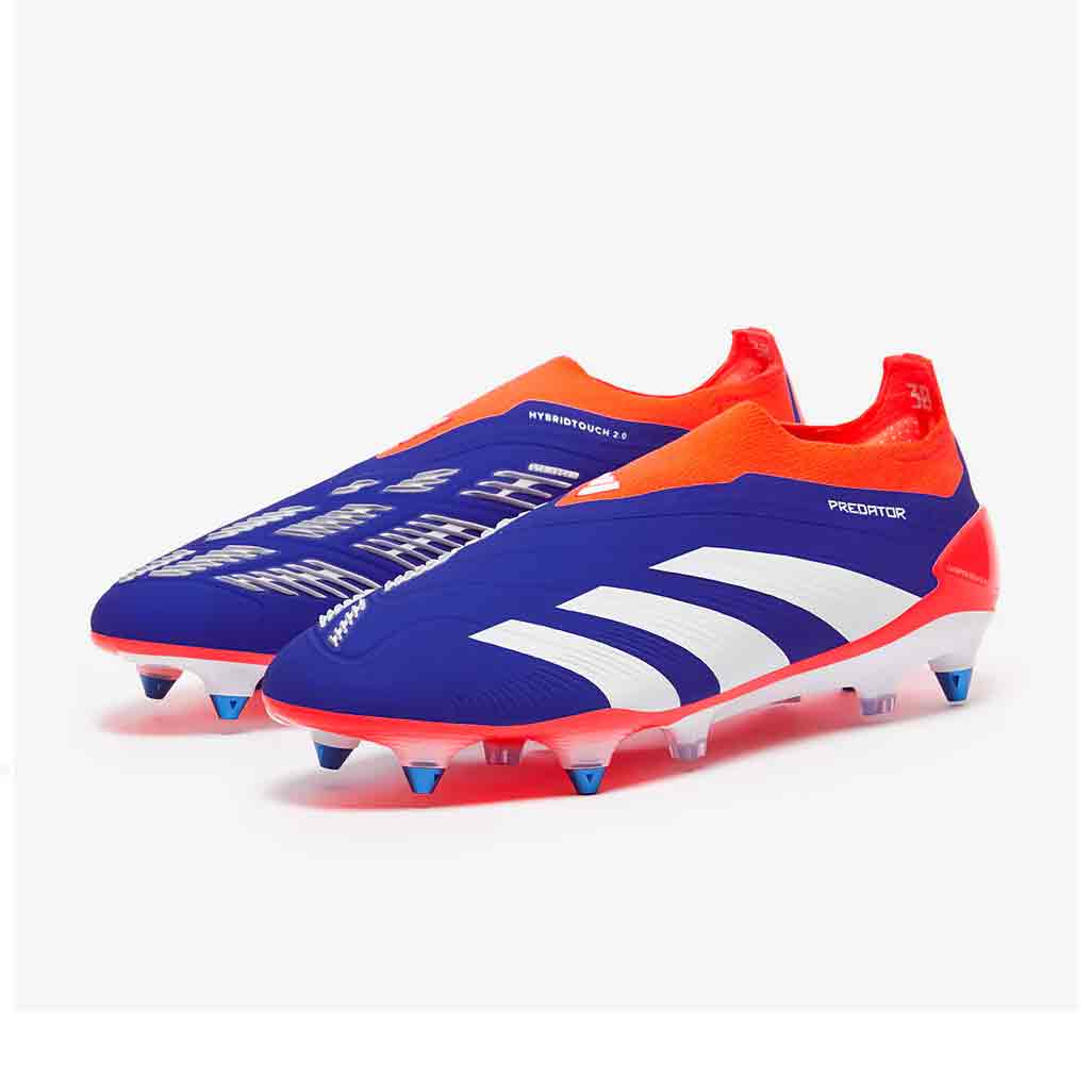 adidas Predator Elite Laceless SG Lucid Blue Cloud White Solar Red