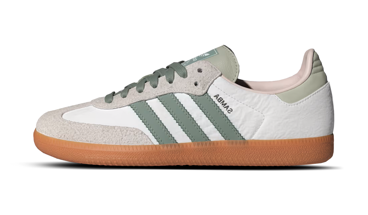 adidas Samba OG Silver Green Putty Mauve Women - 1