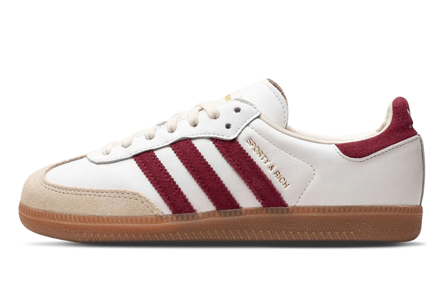 adidas Samba Sporty & Rich White Collegiate Burgundy Women - 1