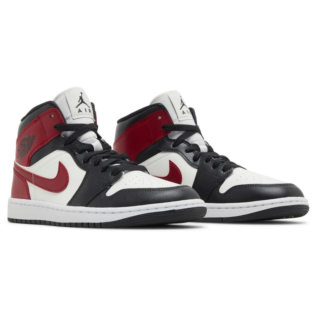 Air Jordan 1 Mid Black Toe W