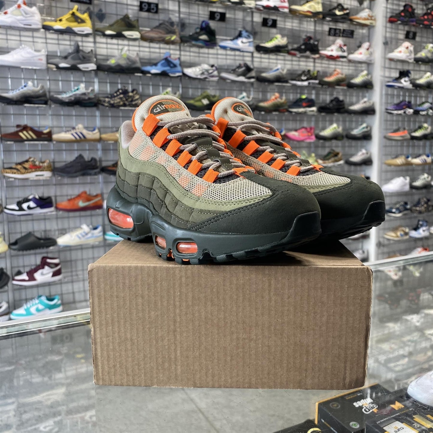 Nike Air Max 95 OG 'Neutral Olive Total Orange' UK5.5 (No Box)