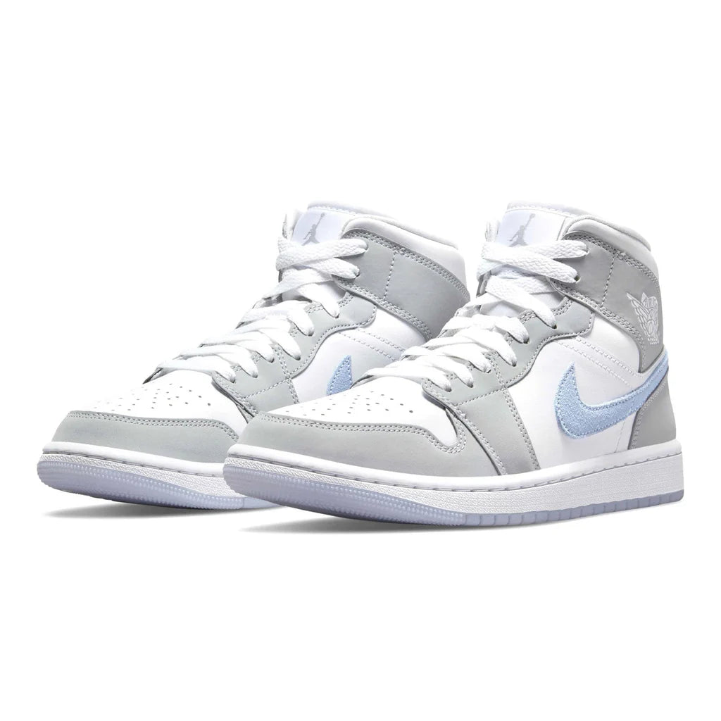 Air Jordan 1 Mid Wolf Grey Aluminum W