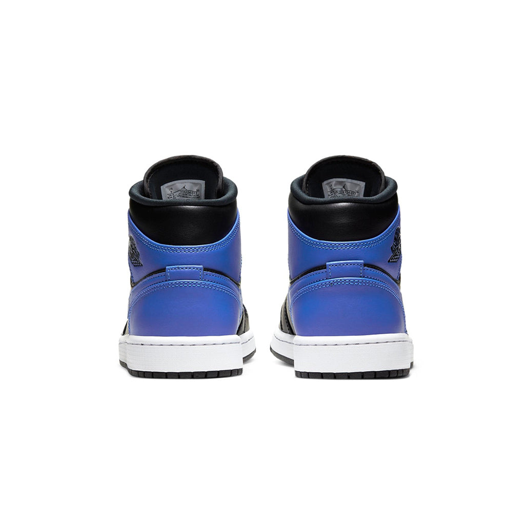 Jordan 1 Mid Hyper Royal Tumbled Leather