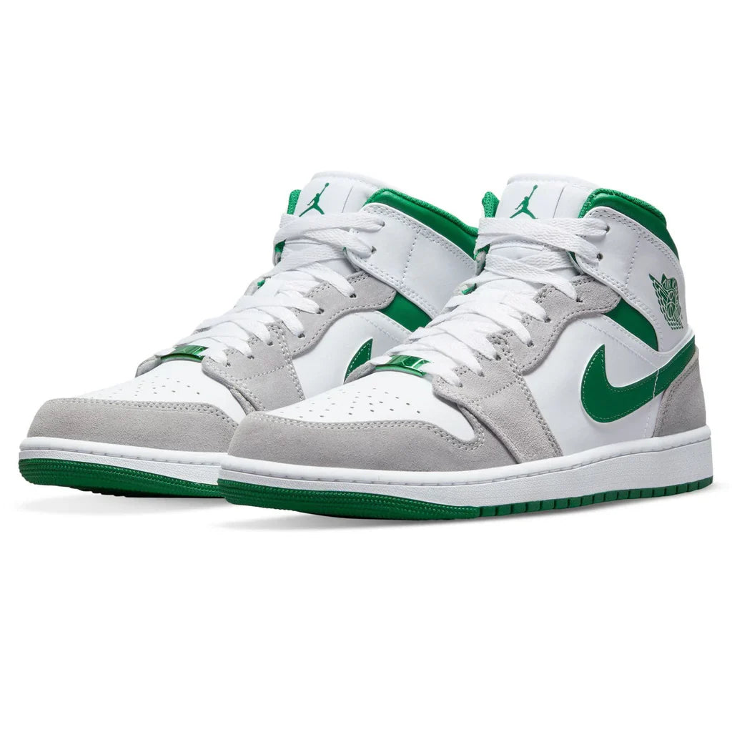 Air Jordan 1 Mid SE White Pine Green Smoke Grey