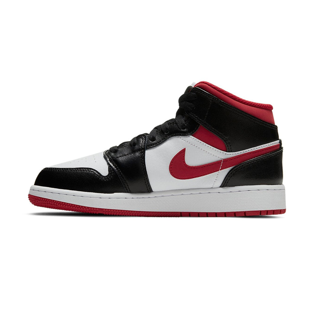 Air Jordan 1 Mid Gym Red Black White GS – OG Kicks