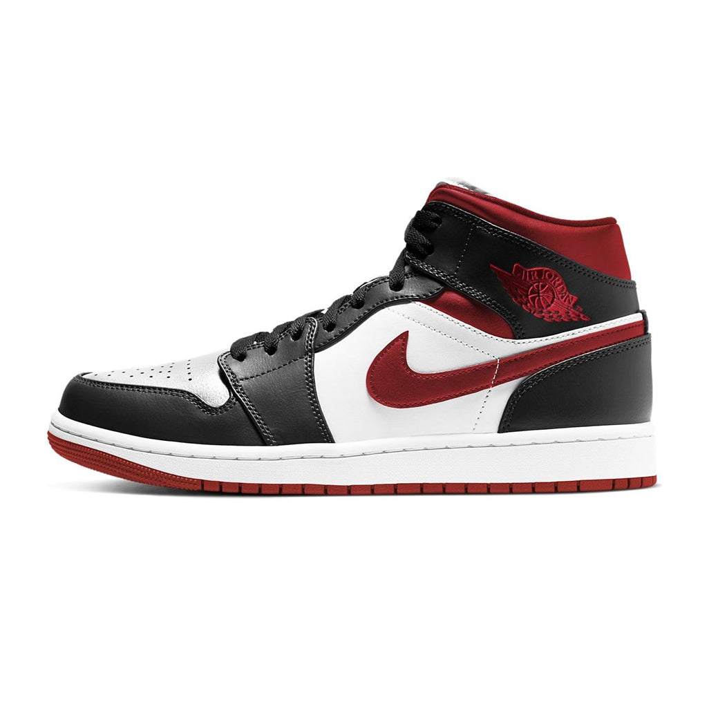 Jordan 1 Mid Gym Red Black White