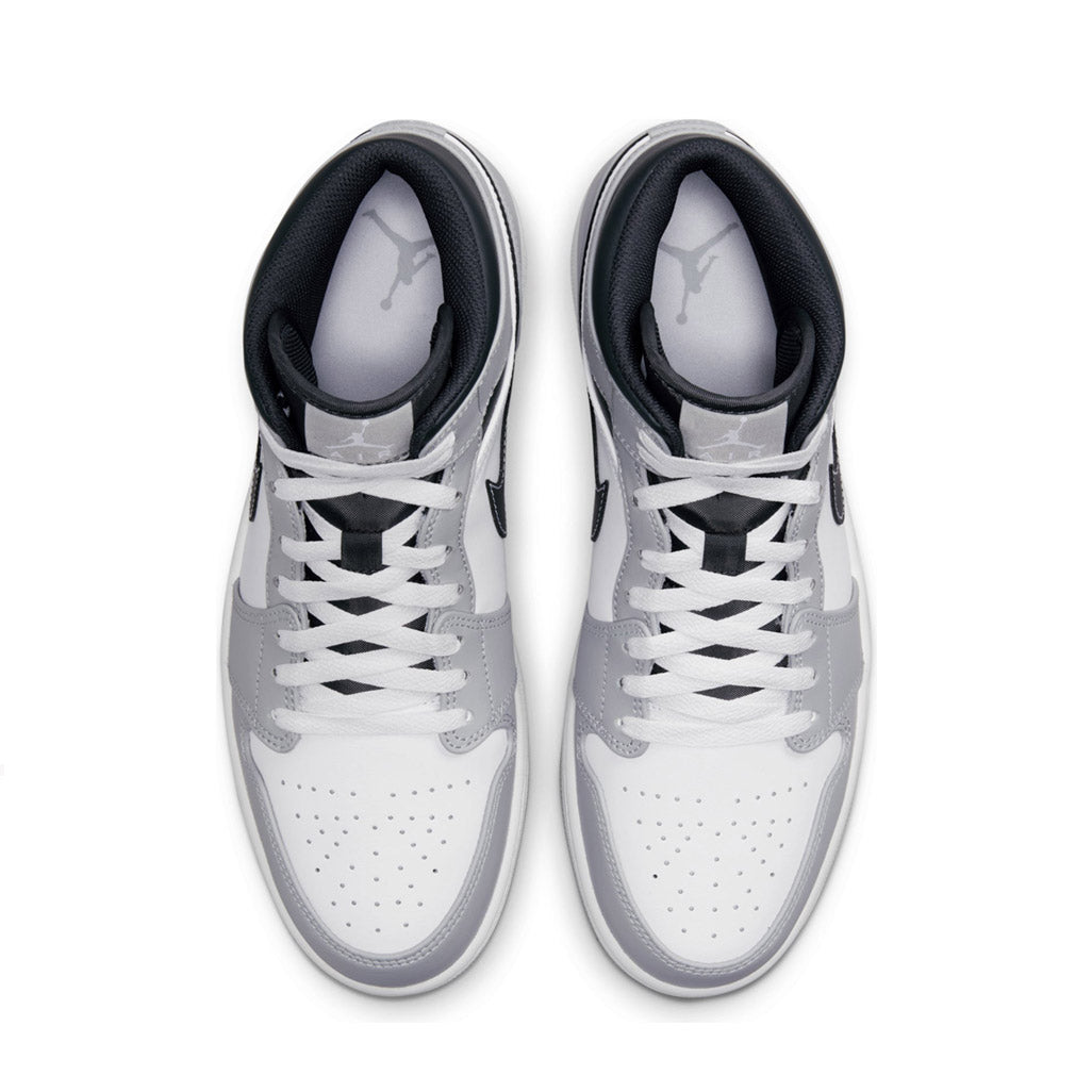 Air Jordan 1 Mid Light Smoke Grey Anthracite GS