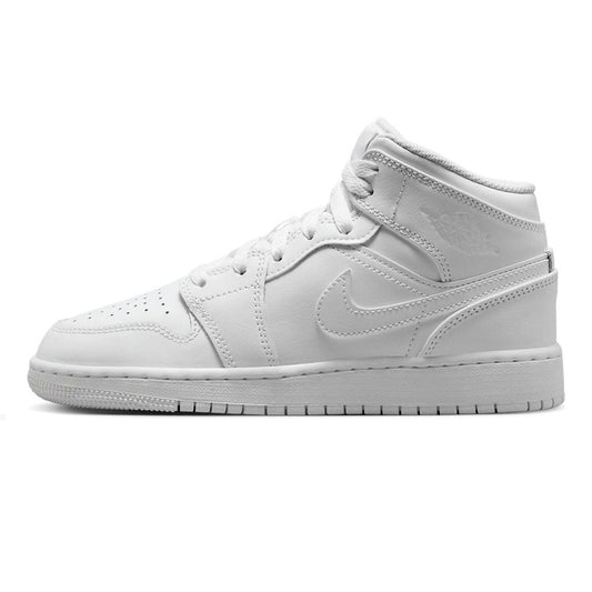 Air Jordan 1 Mid Triple White GS